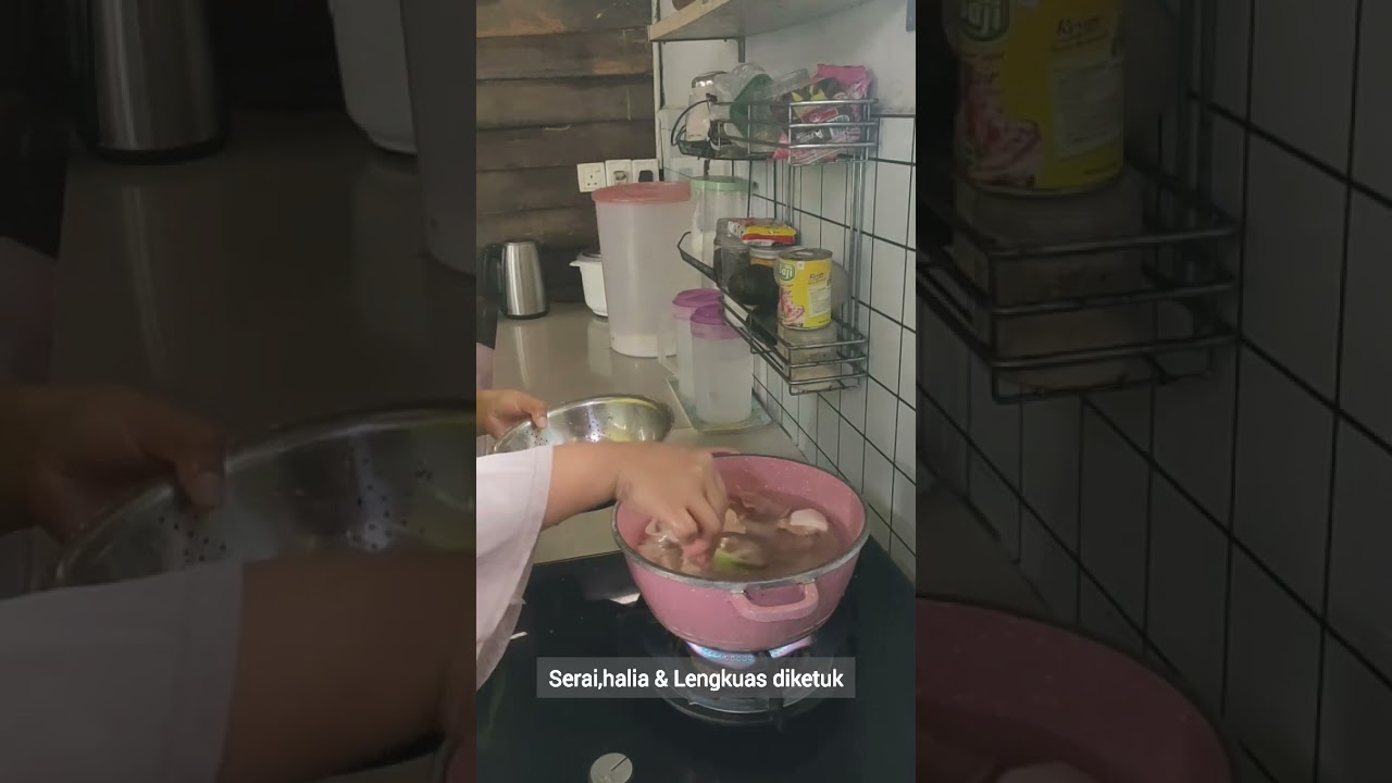Belanja kekedai runcit & masak sup ayam halia ketuk2.. campak2 siap ☺️