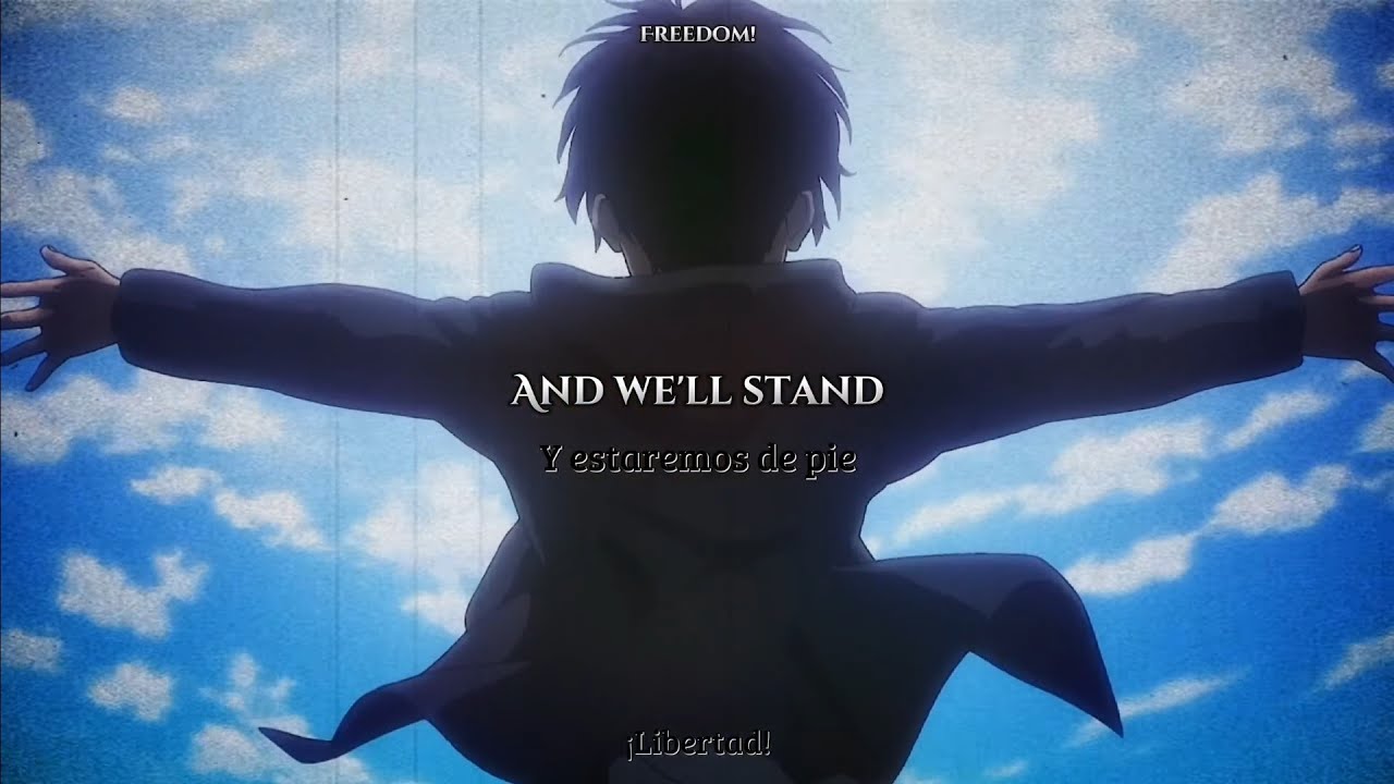 skyfall - adele (lyrics + sub. español) // attack on titan: the final season