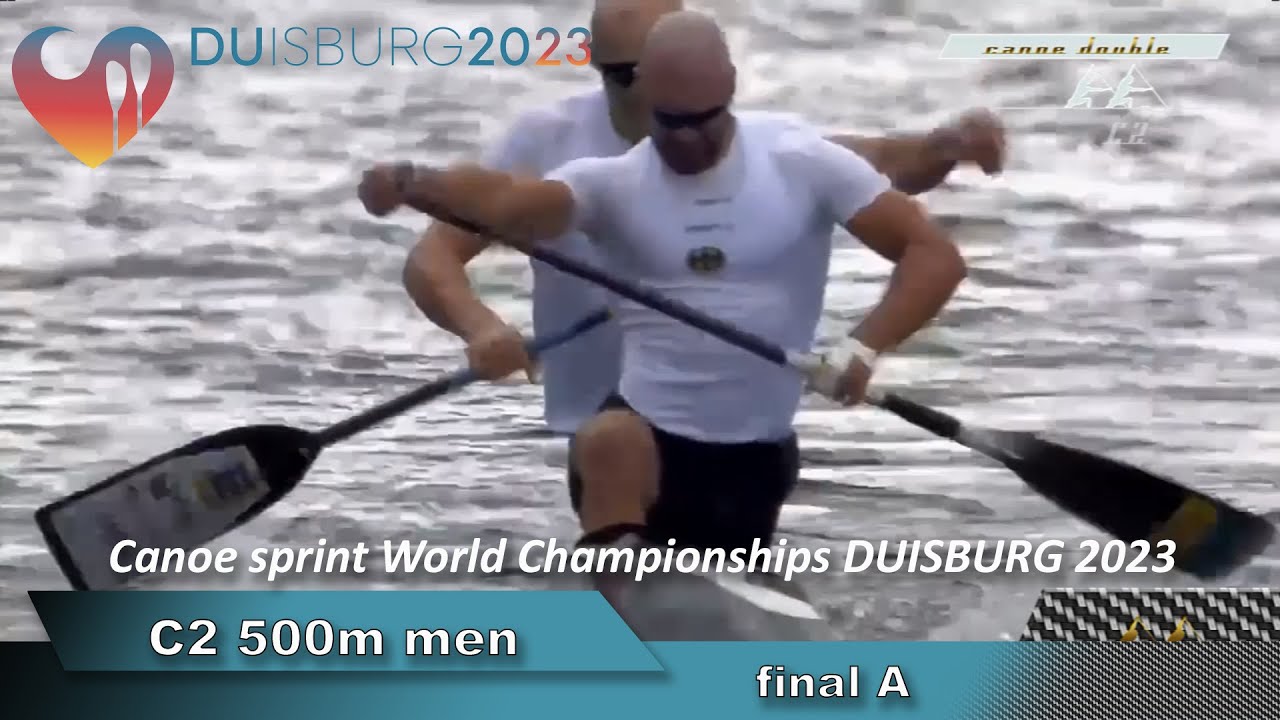 C2 500m  men final A Canoe sprint World Championships Duisburg 2023