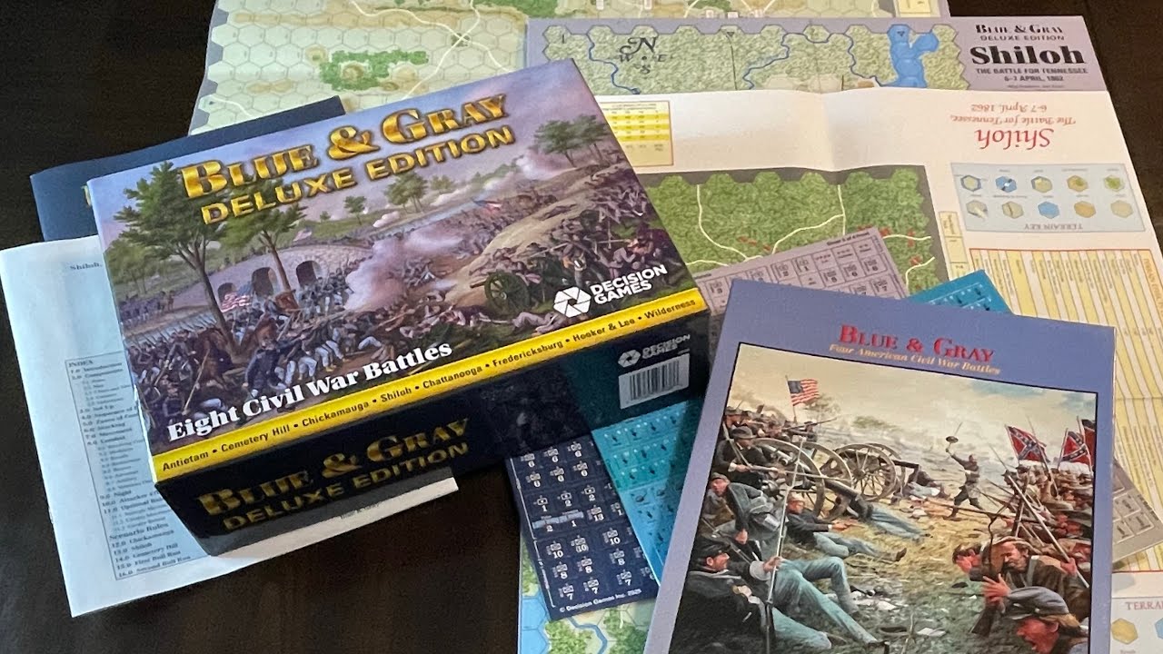 Blue & Gray (Decision Games) &mdash; сравнение с изданием Deluxe