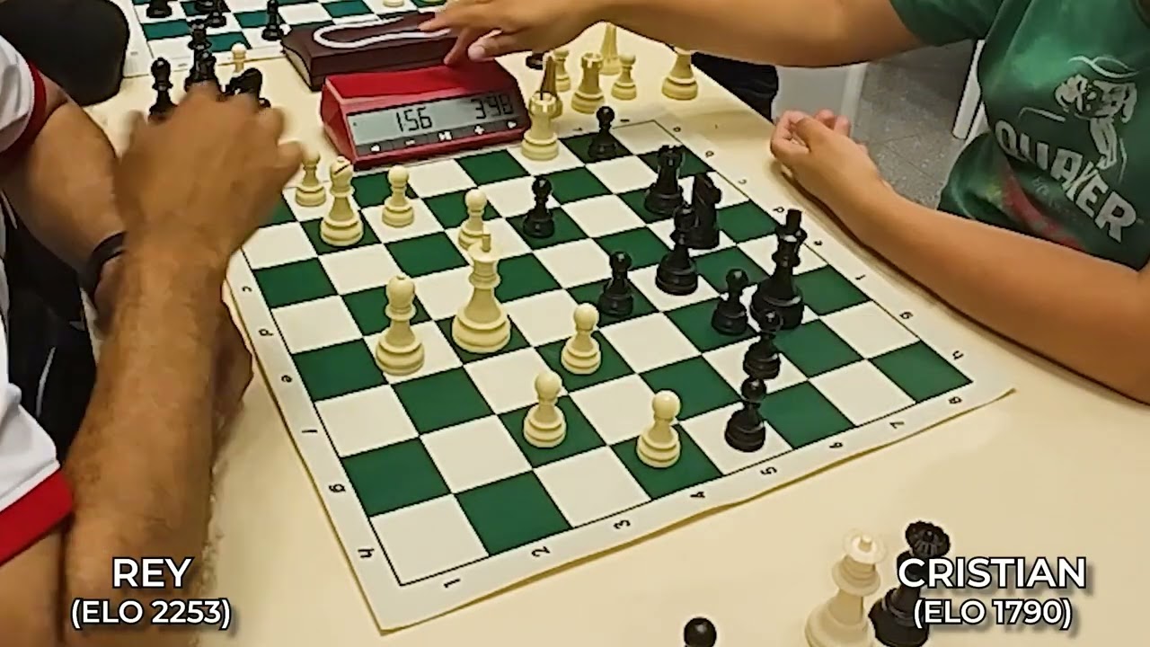 III BLITZ:  Ronda 2 - Rey (2253) vs Cristian (1790). 5' + 3