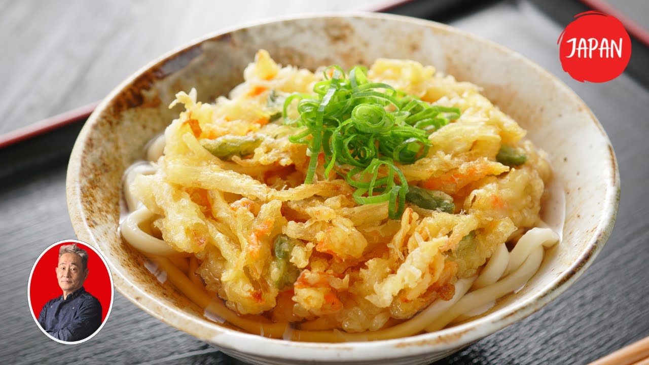 Receita muito apreciada no Japão Tempurá udon.