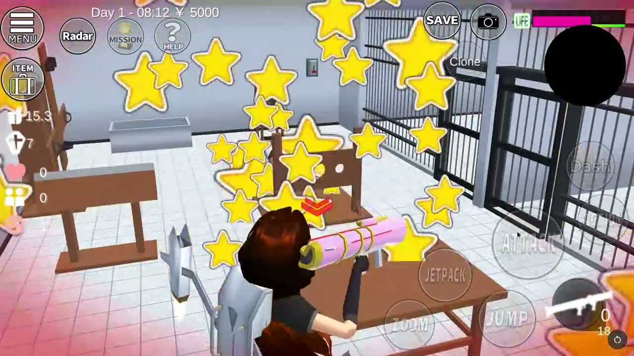 yazuka office in sakura school
