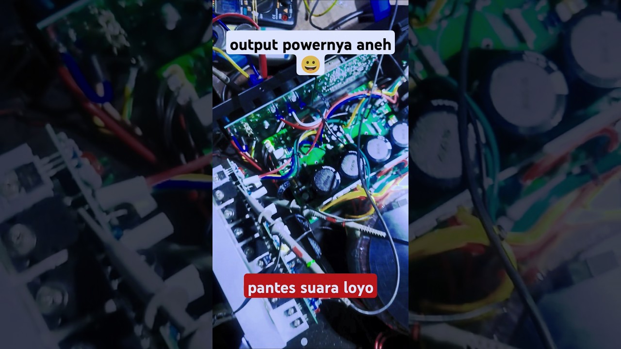 Load power Ashley EV2800 | very small watts #ashley #power #amplifier #service #audio #horeg