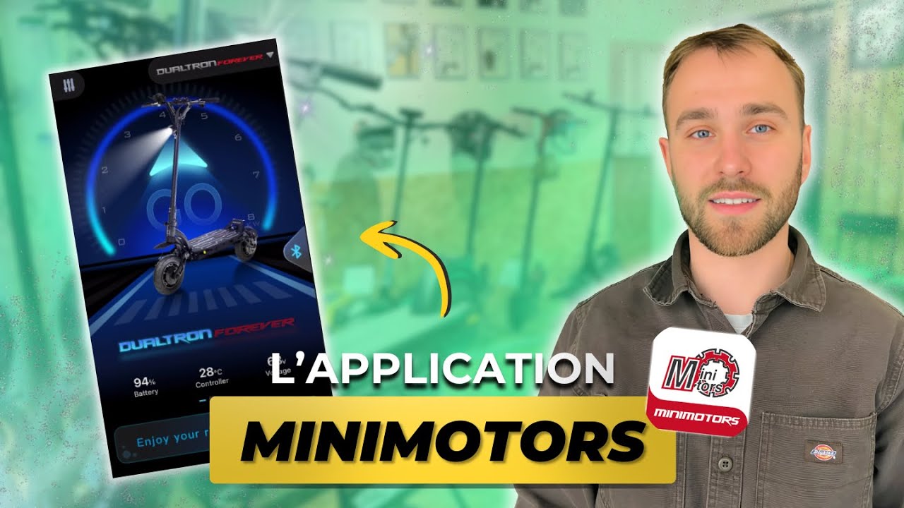 LES RÉGLAGES de l'application MINIMOTORS