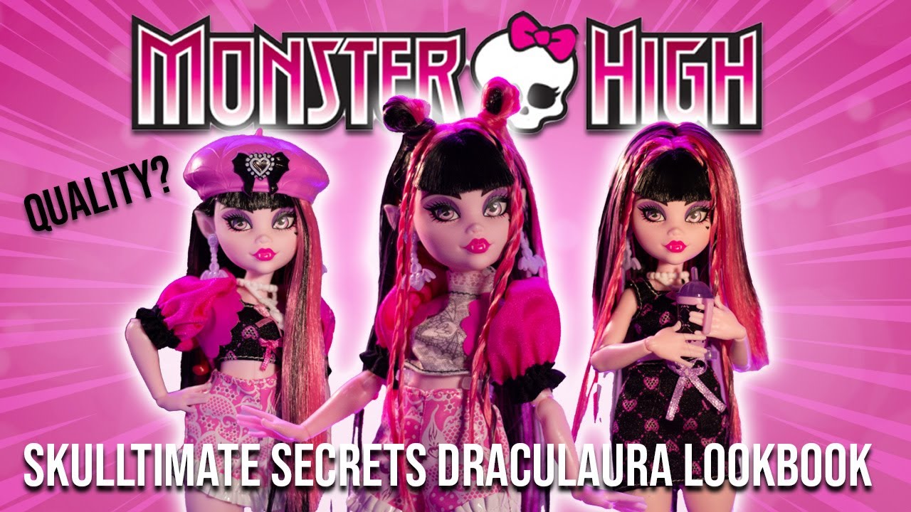 The Quality Though...Monster High Skulltimate Secrets Draculaura Review & Restyle