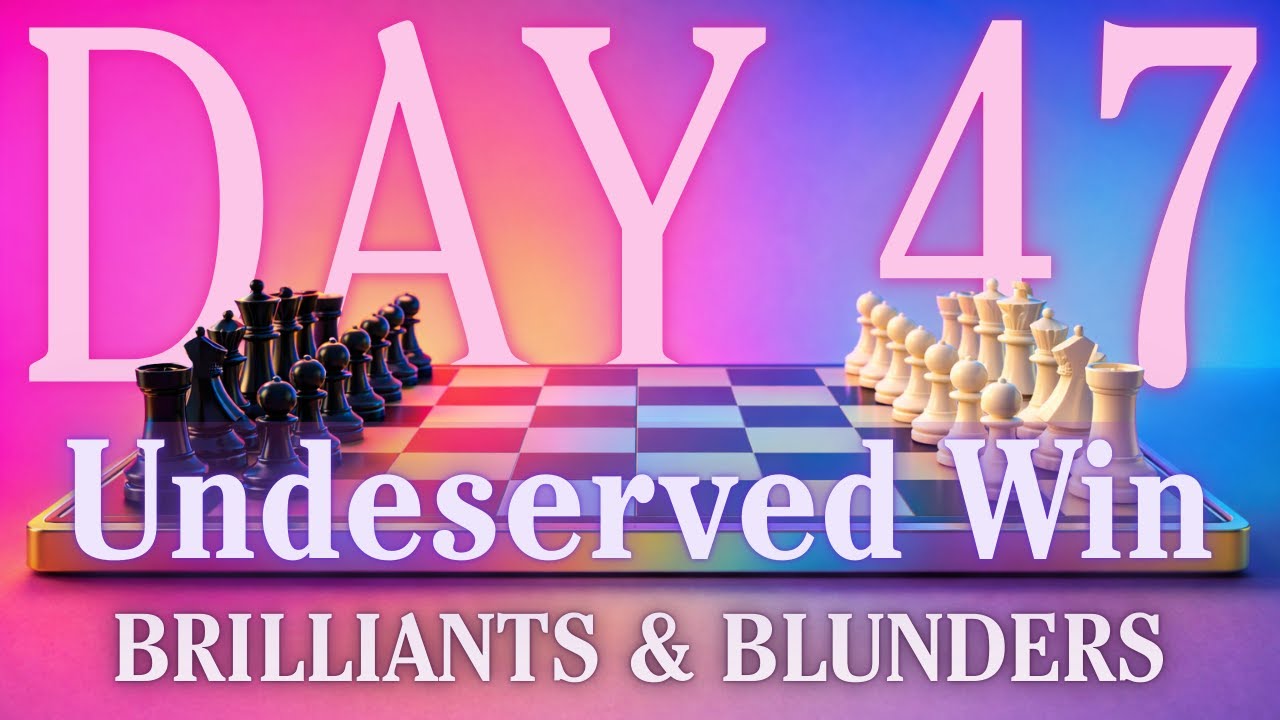 I did not deserve this chess win but I will take it | Brilliants and Blunders