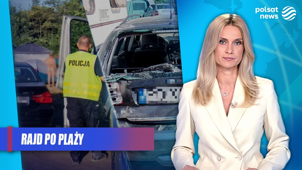 Pijany Ukrainiec staranował 10 aut. 