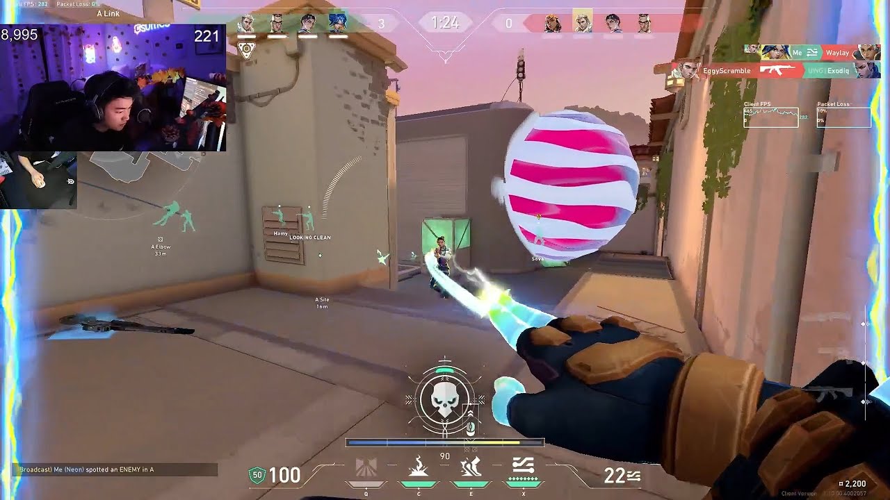 MVP! 40+ ELIMS! mvp! s0m NEON VALORANT RANKED GAMEPLAY [ FULL MATCH VOD ]