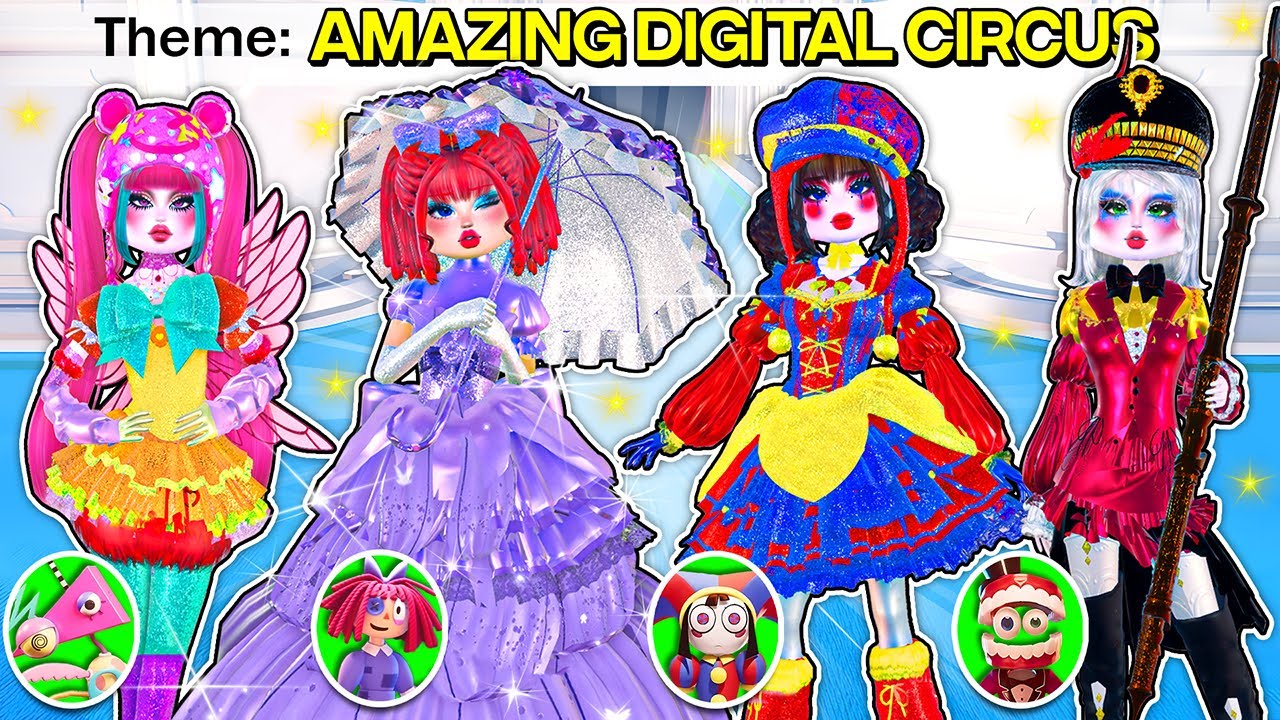 Покупаю темы Decora Digital Circus в ПЛАТЬЯХ, чтобы ВПЕЧАТИТЬ новостной фильм !!! Roblox