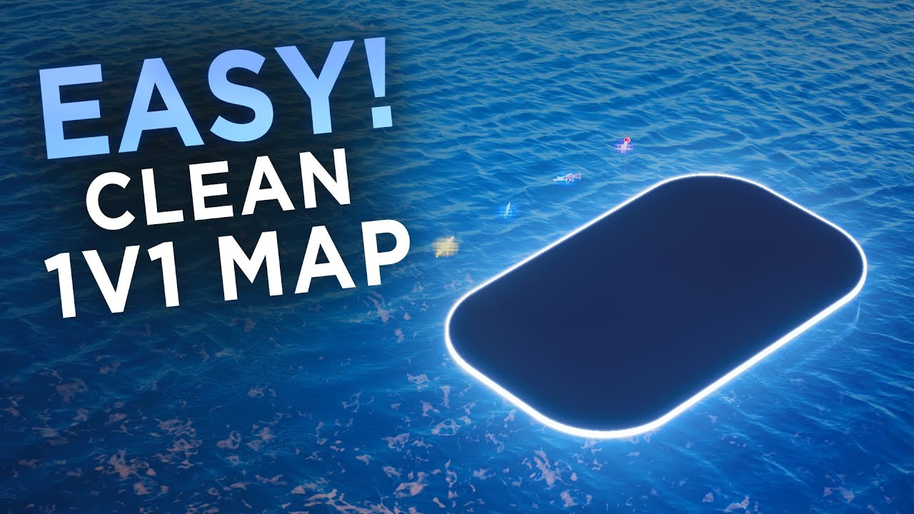 How To Build The *CLEANEST* 1v1 Map! (LAG FREE)