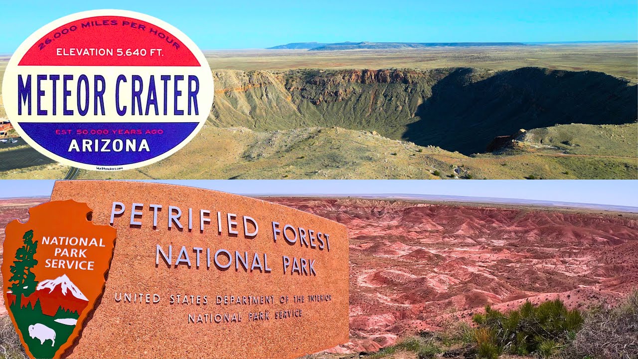 Petrified Forest National Park, Meteor Crater, & Route 66 Ghost Towns