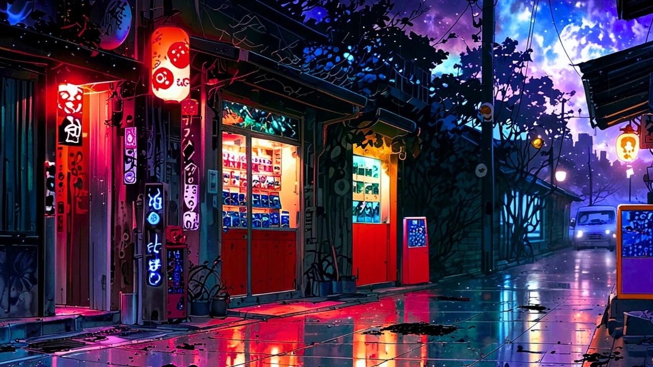 🌧️ Rainy Tokyo Night Lofi 🌃 Chill Beats to Relax & Sleep