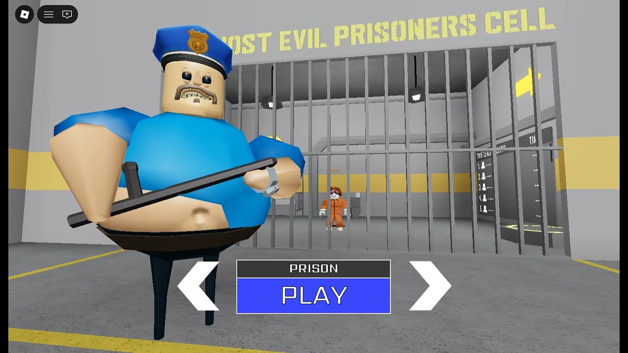 Roblox BARRY'S PRISON ESCAPE IN HARD MODE (PART-1)