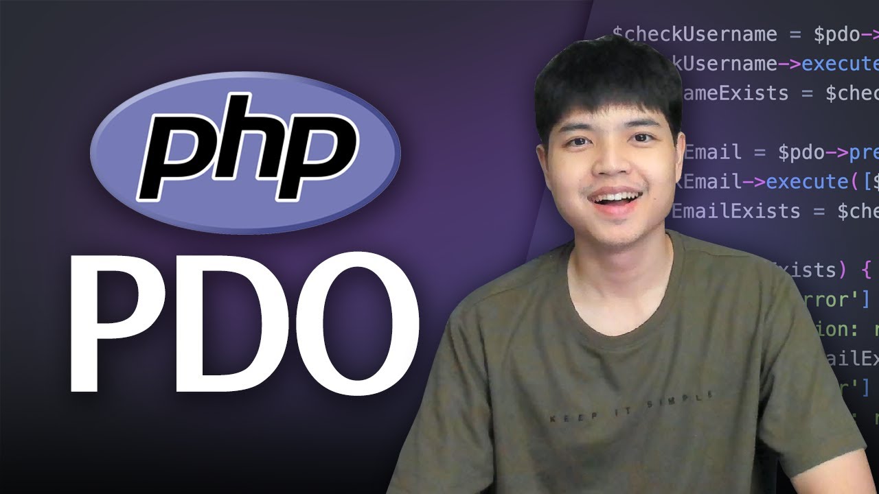 คอร์สเรียน PHP PDO | สำหรับการทำงานกับฐานข้อมูลอย่างมีประสิทธิภาพและปลอดภัย 👨‍💻💯