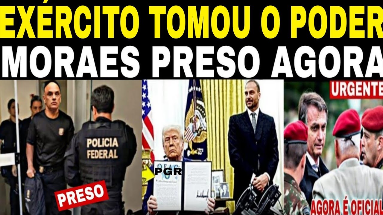 A FESTA COMEÇOU MEU BRASIL! MORAES PRESO PELA PF NO STF SENADO ALCOLUMBRE VAZA BOLSONARO NOTÍCIA BOA