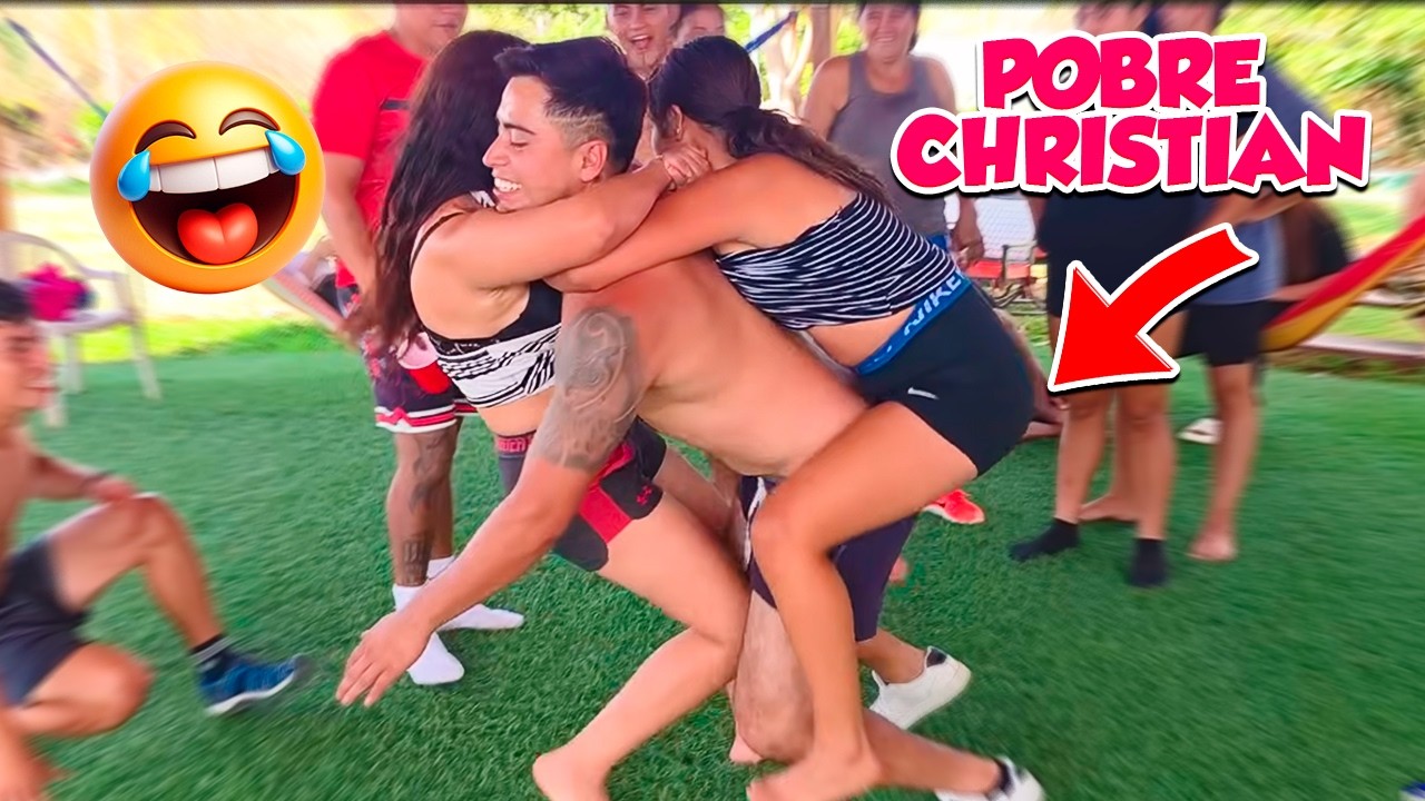 Pobre Christian ahora si le fue mal casi lo dejan sin ropa 🤣