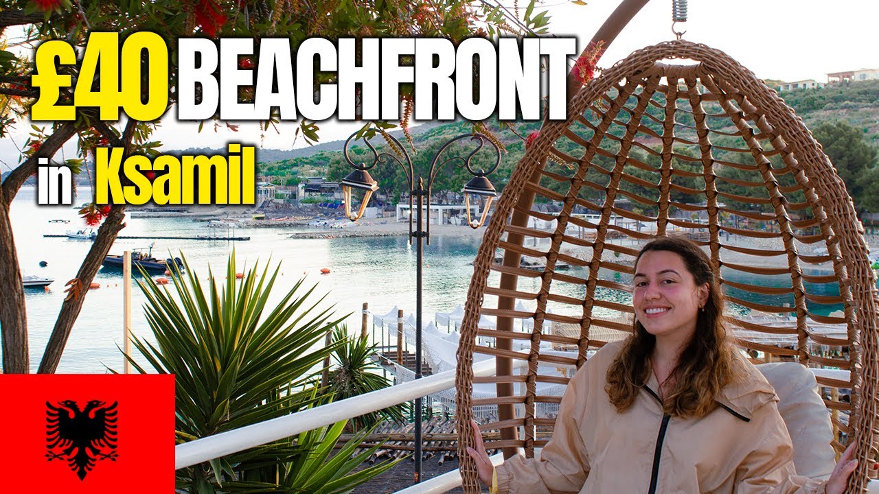 We Stayed in this AMAZING Beachfront Hotel in Ksamil, Albania 🇦🇱 (SUPER CHEAP)