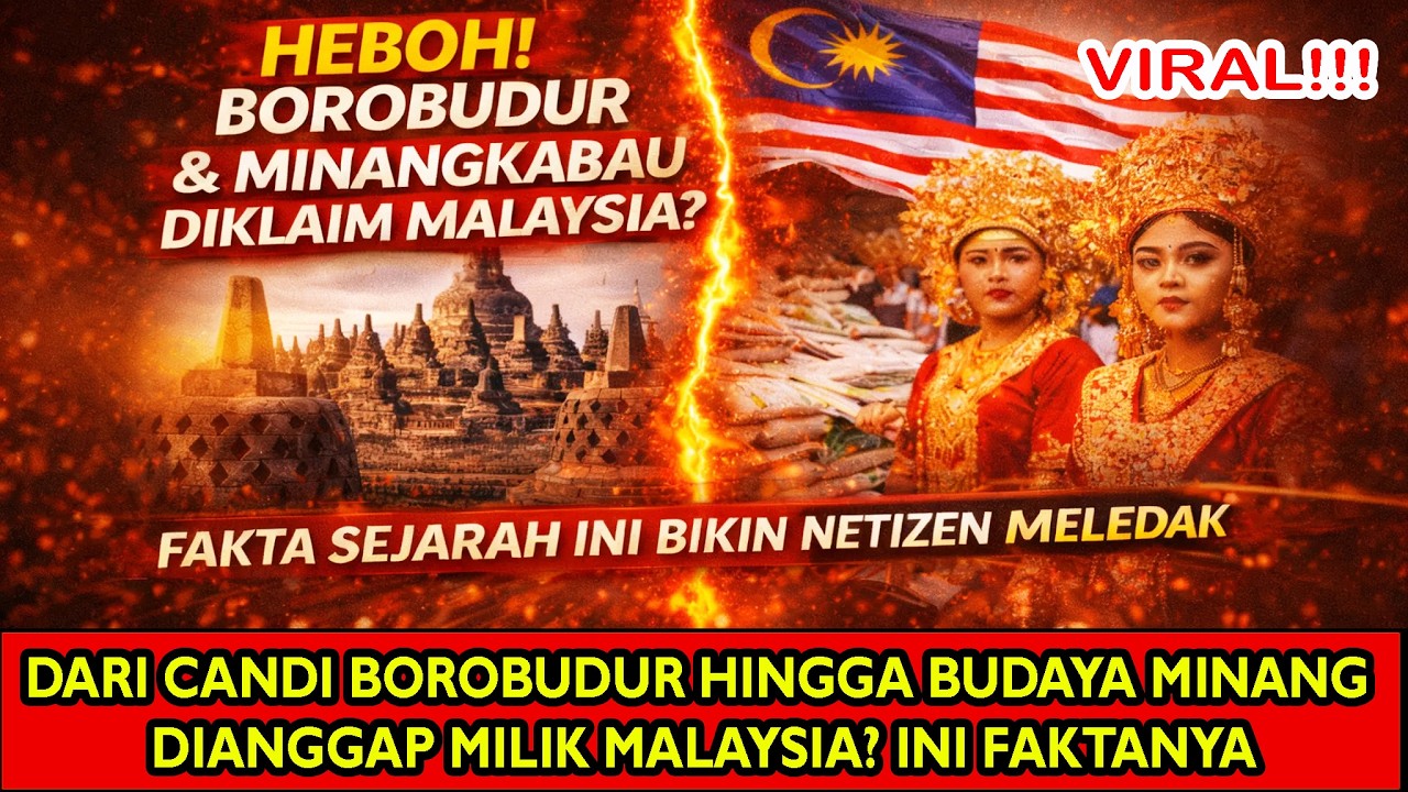 MEDIA SOSIAL MEMANAS! BOROBUDUR DAN MINANGKABAU DISEBUT WARISAN MELAYU—INI FAKTANYA | REACTION
