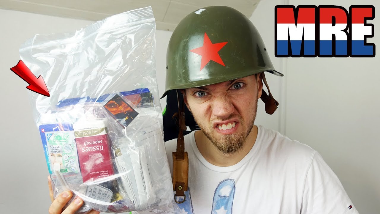 MILITÄR ESSEN für 24h AUS HOLLAND! | Was ist drin und wie schmeckt es? (meal ready to eat)