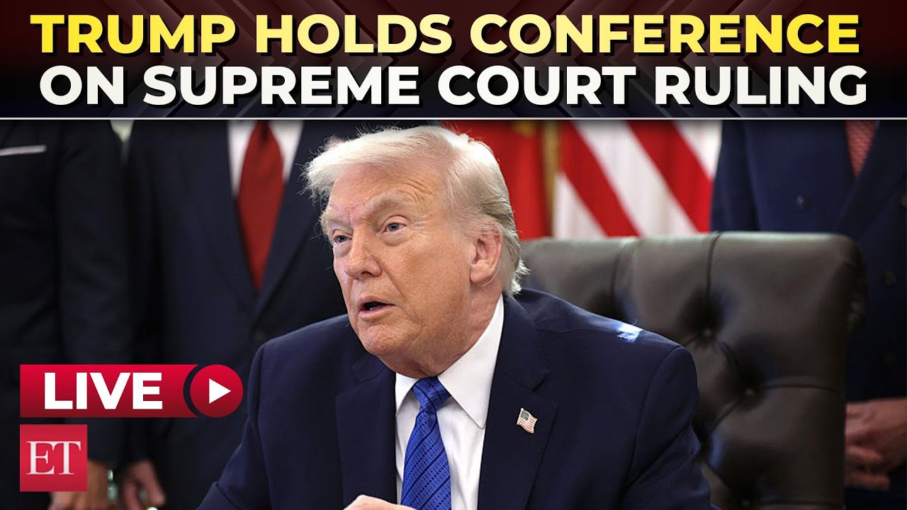 LIVE | 'I have a plan B': Trump holds conference on Supreme Court ruling against his tariff policy