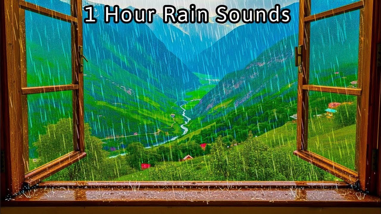 🌧️ Soft Rain Sounds for Sleeping – Stress Relief & Relaxation ( 1 HOUR RAIN SOUNDS )