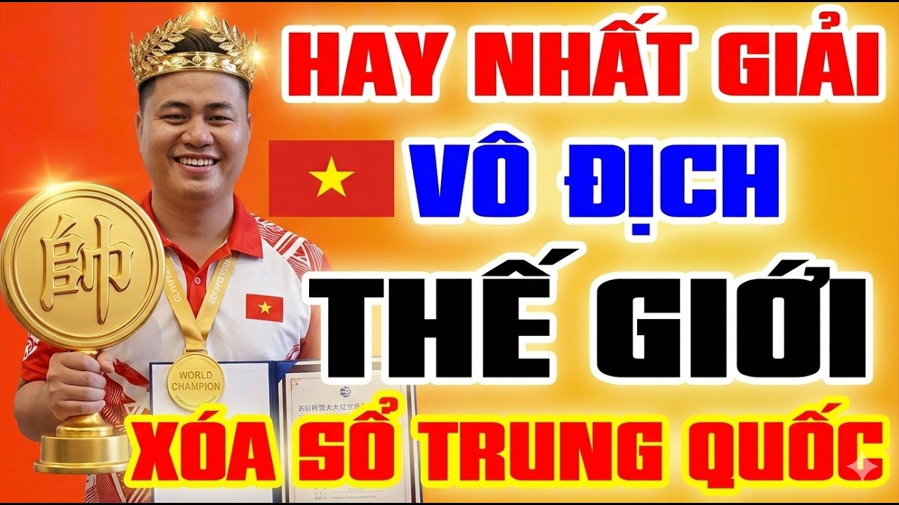 🔴 Trận CHUNG KẾT HAY NHẤT GIẢI vua cờ LẠI LÝ HUYNH Bỏ Xe Đánh Tốt VÔ ĐỊCH THẾ GIỚI khiếp sợ