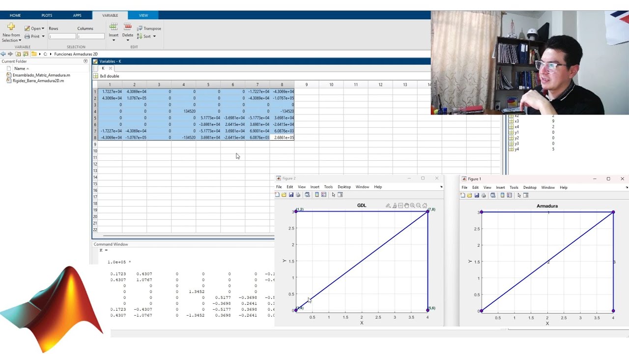 ¡Una sola función lo hace TODO! - Resuelvo 4 armaduras con una Función Maestra en Matlab