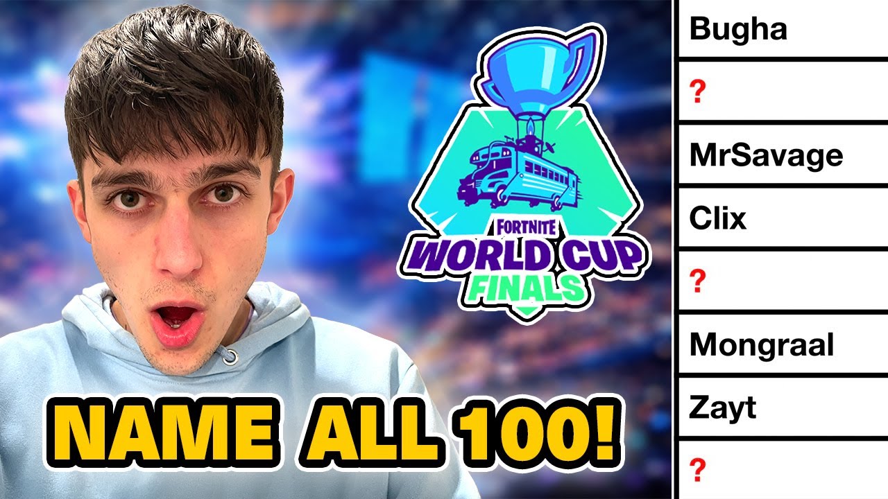 Can I Name EVERY Fortnite World Cup Qualifier?