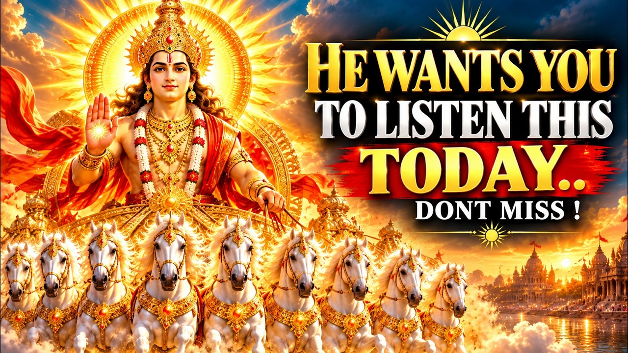 Powerful Surya Dev (SUN GOD) Mantra to REMOVE NEGATIVITY | HE WANTS YOU TO SEE THIS..