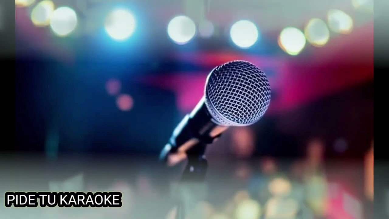 manantial de vida  TE NECESITO karaoke (PISTA)
