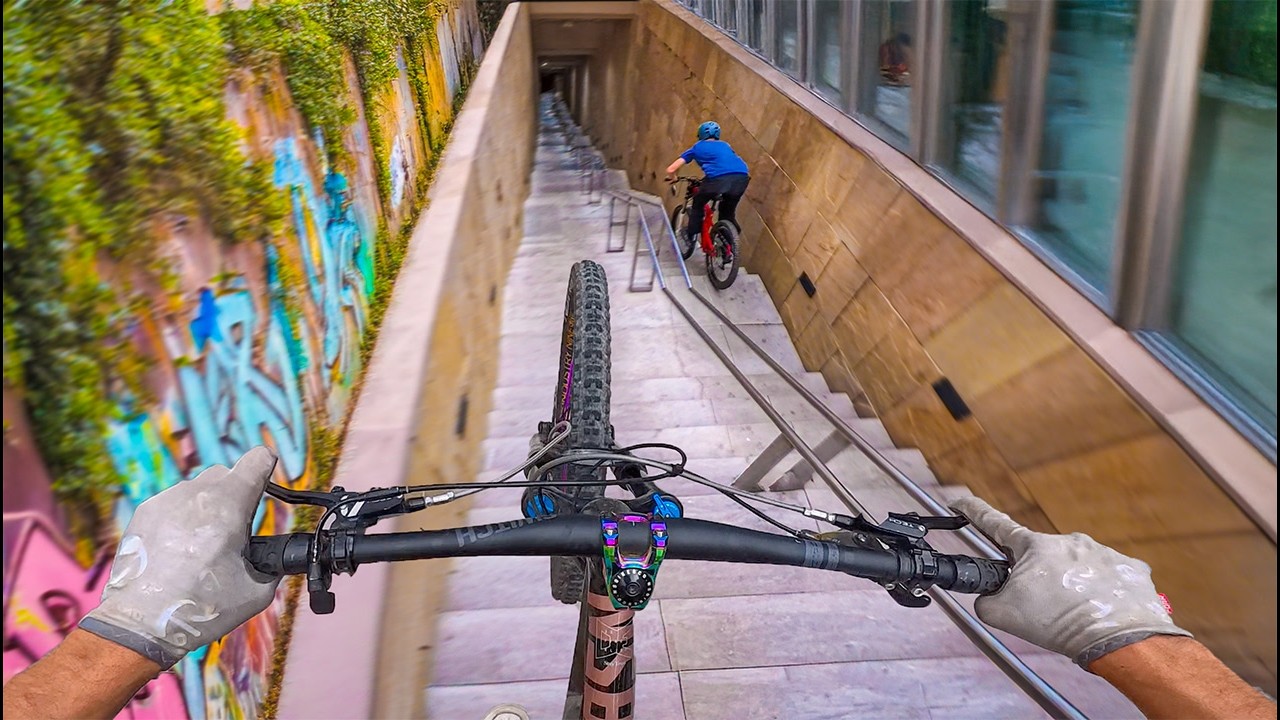 URBAN DOWNHILL A MILANO: LA SCALINATA PI&Ugrave; VELOCE CHE HO MAI FATTO