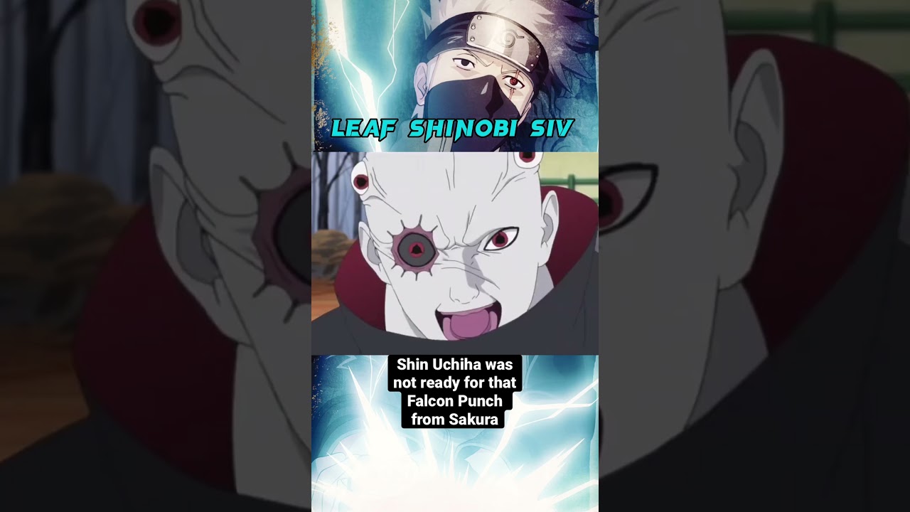 Shin Uchiha was not ready for the Falcon Punch Sakura Style #shorts #naruto