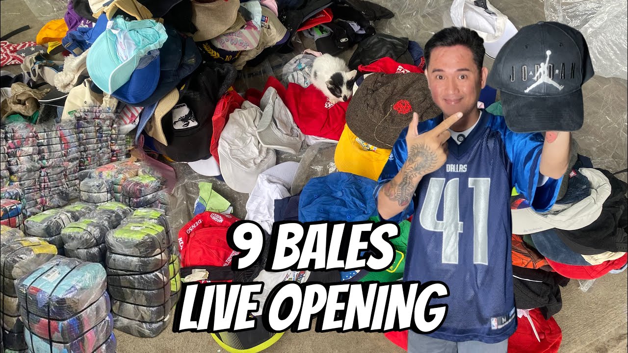 9 Bales Live Opening! Caps, Jacket & More! Lason Edition Ep. 86