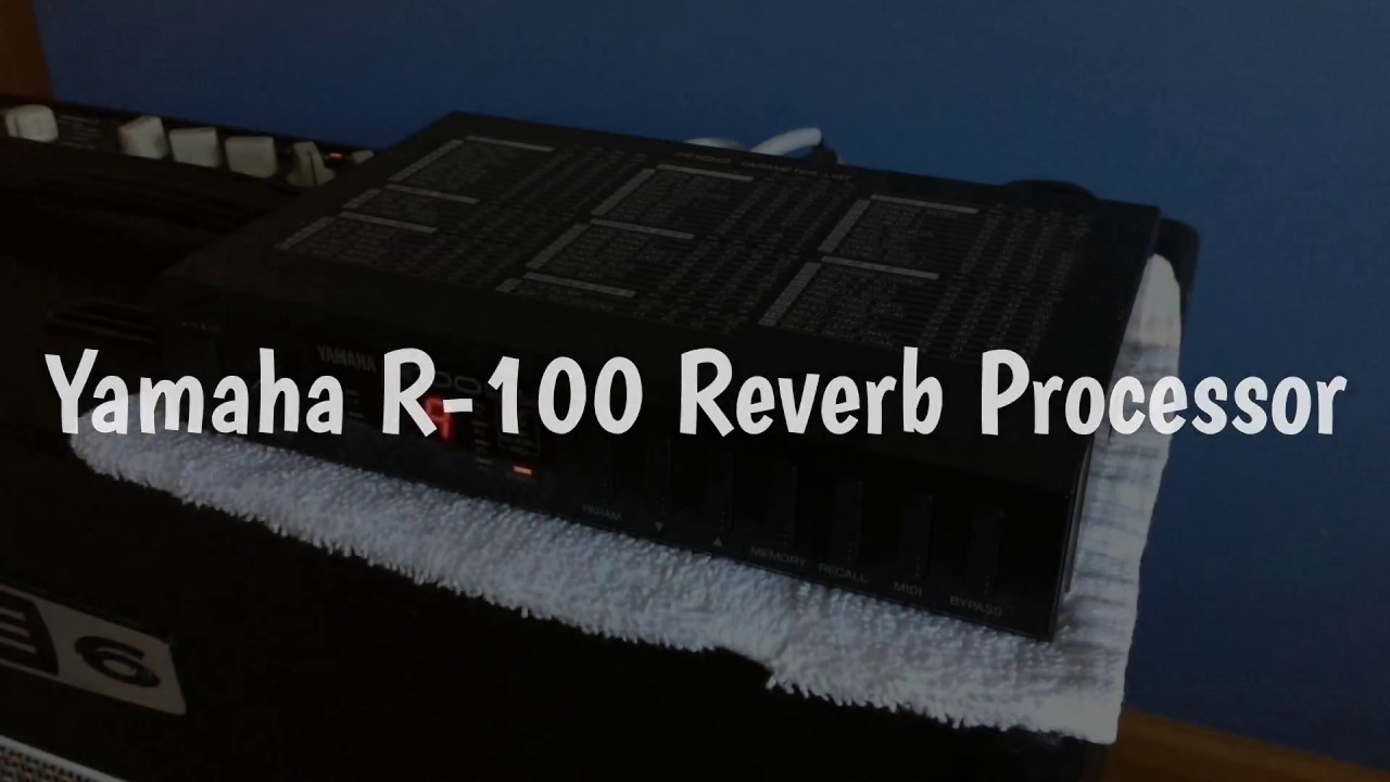 Yamaha R100 Reverb Demo