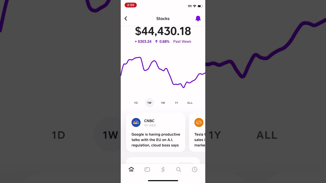 Making money with Stocks cash app style
