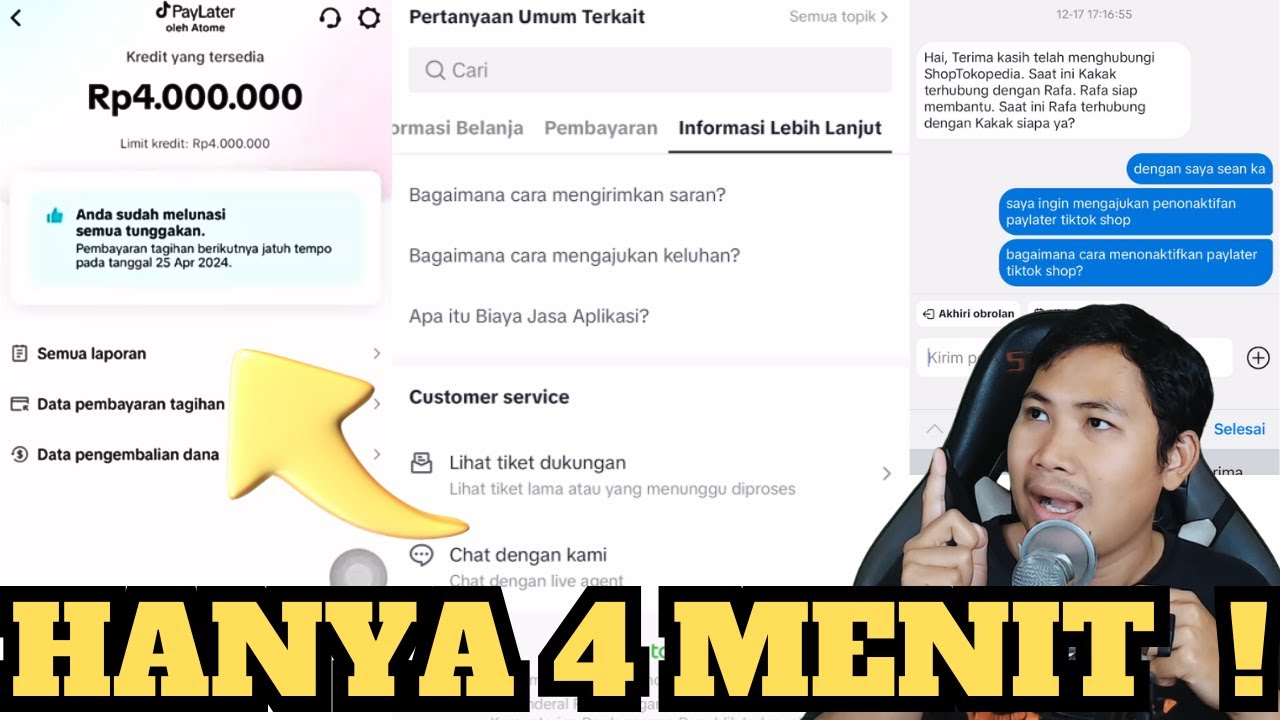 BEGINI ! Cara Menonaktifkan Paylater TikTok Shop