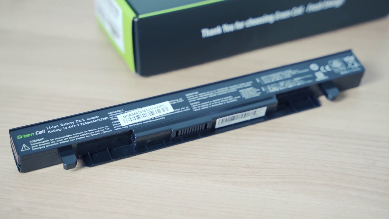 Bateria Green Cell A41-X550A do laptop&oacute;w Asus X550C X550V R510L R510C - GC Fresh Energy.