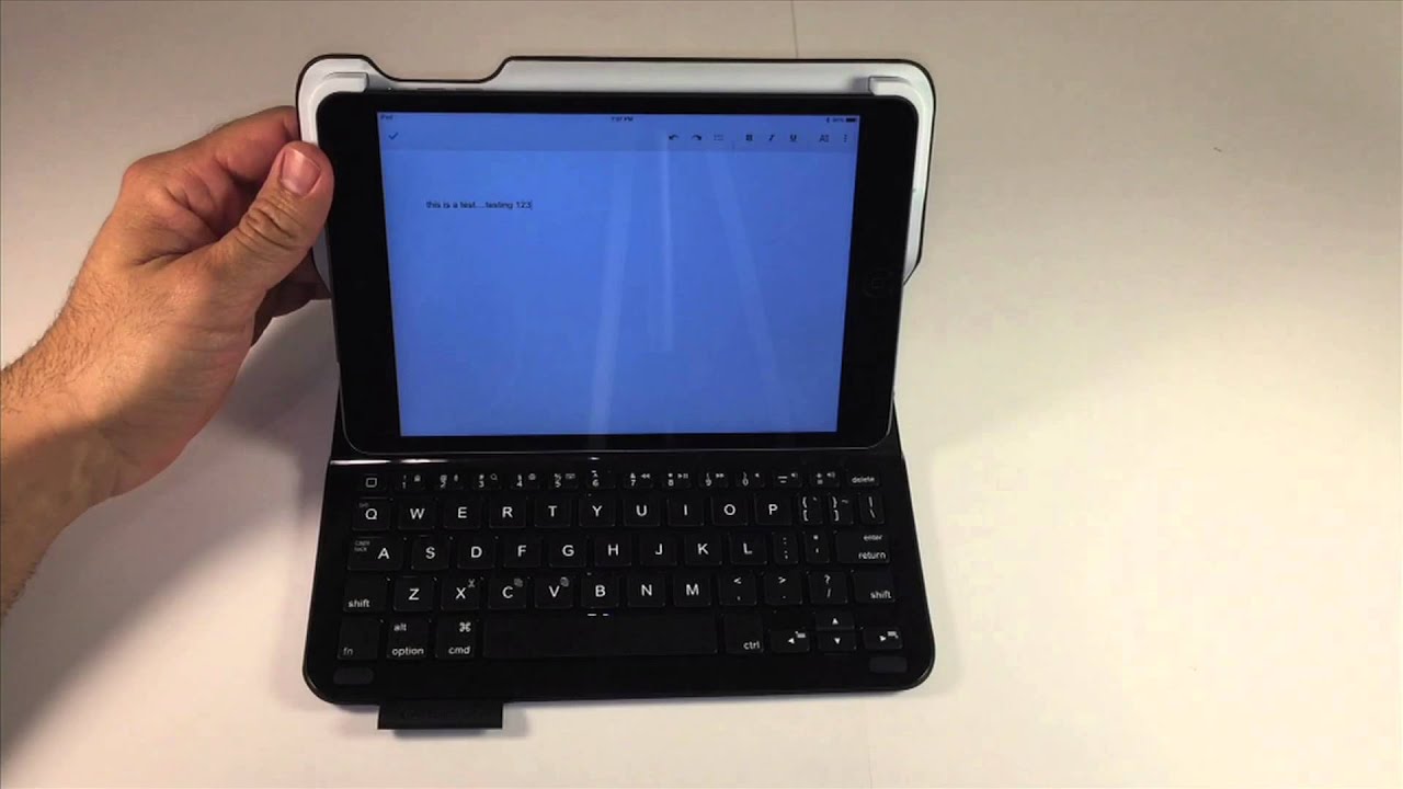 Logitech Ultrathin Keyboard Folio Case for iPad Mini - Unboxing & Review