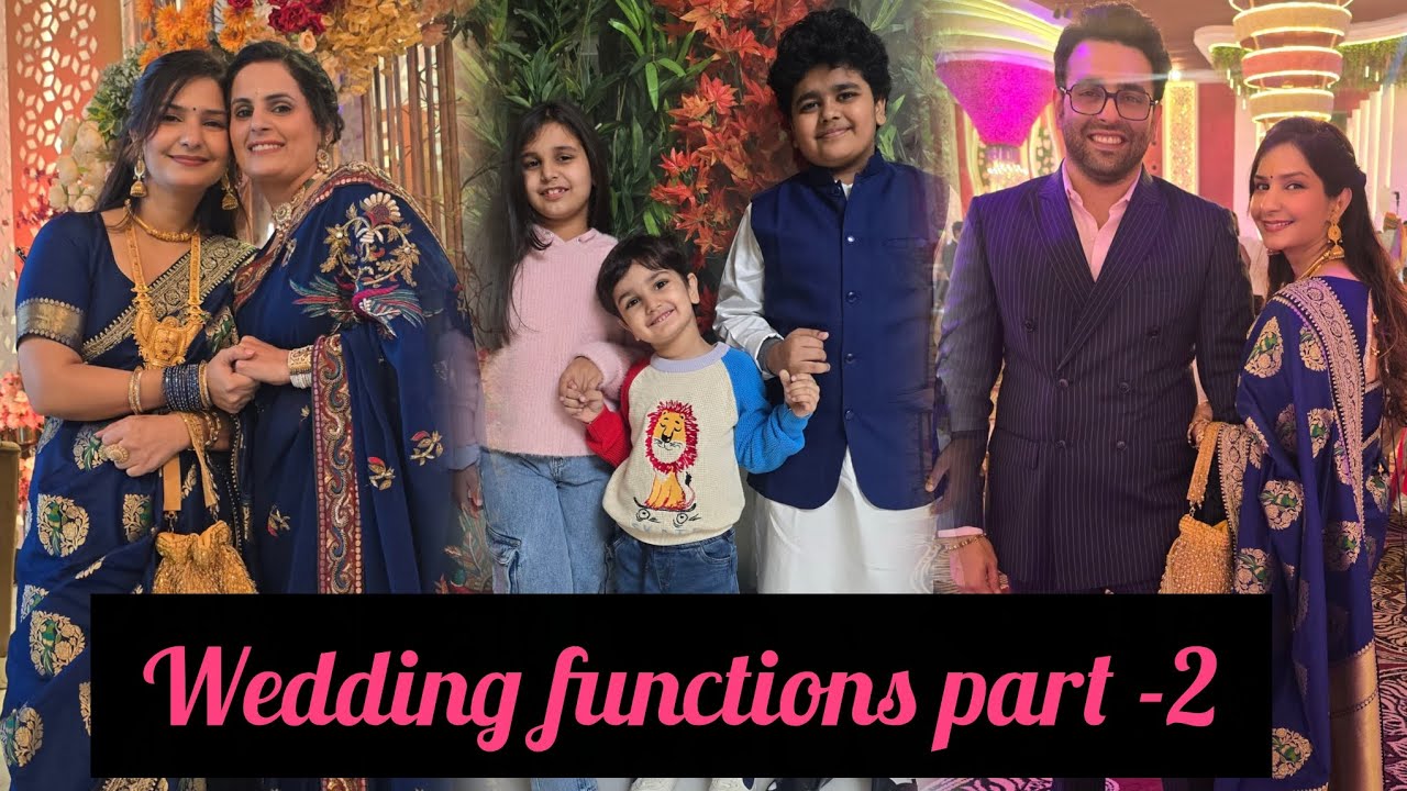Wedding functions part 2 | bhat ceremony | indian wedding | Daily vlog | family vlog 