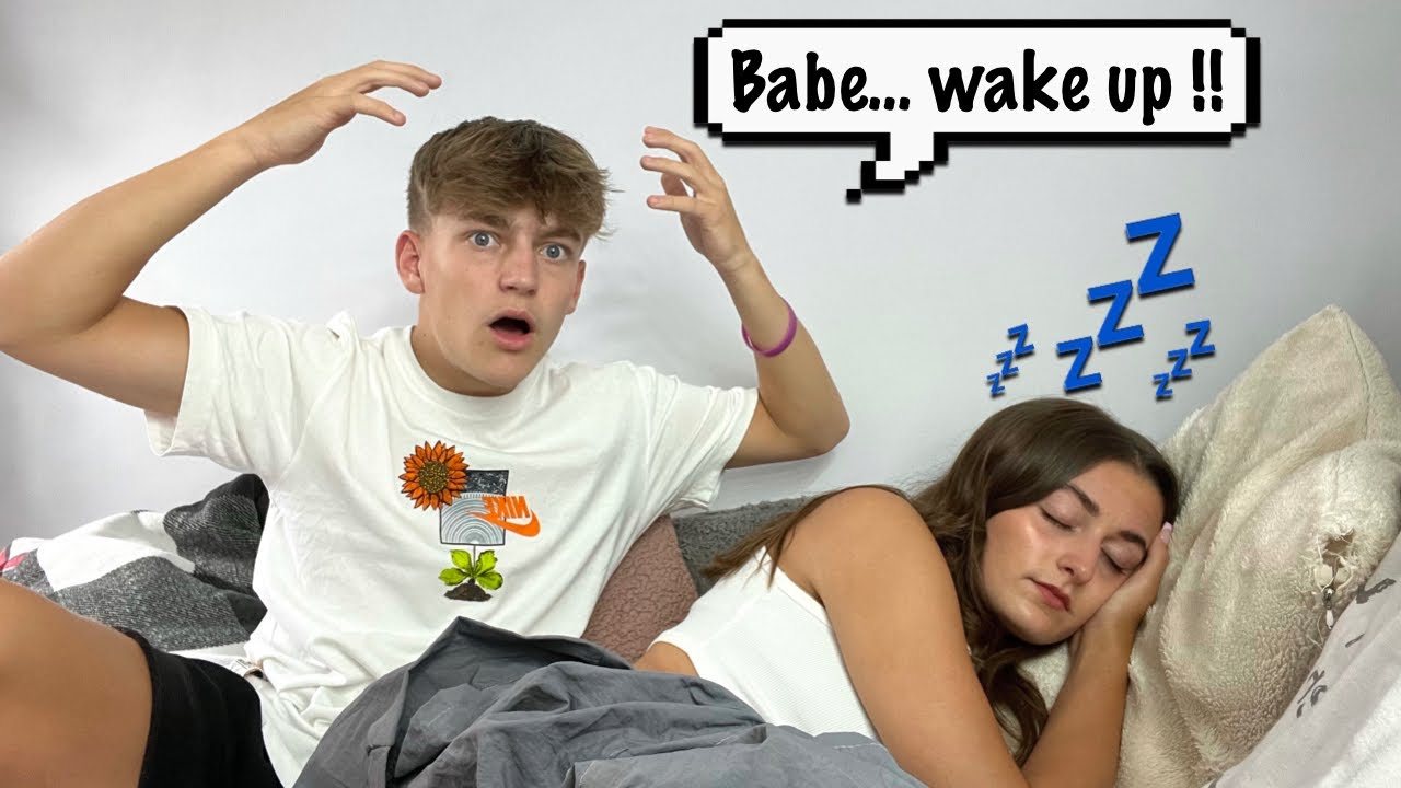 Asking My BOYFRIEND To Go On A Date, Then Falling ASLEEP... *CUTE REACTION*