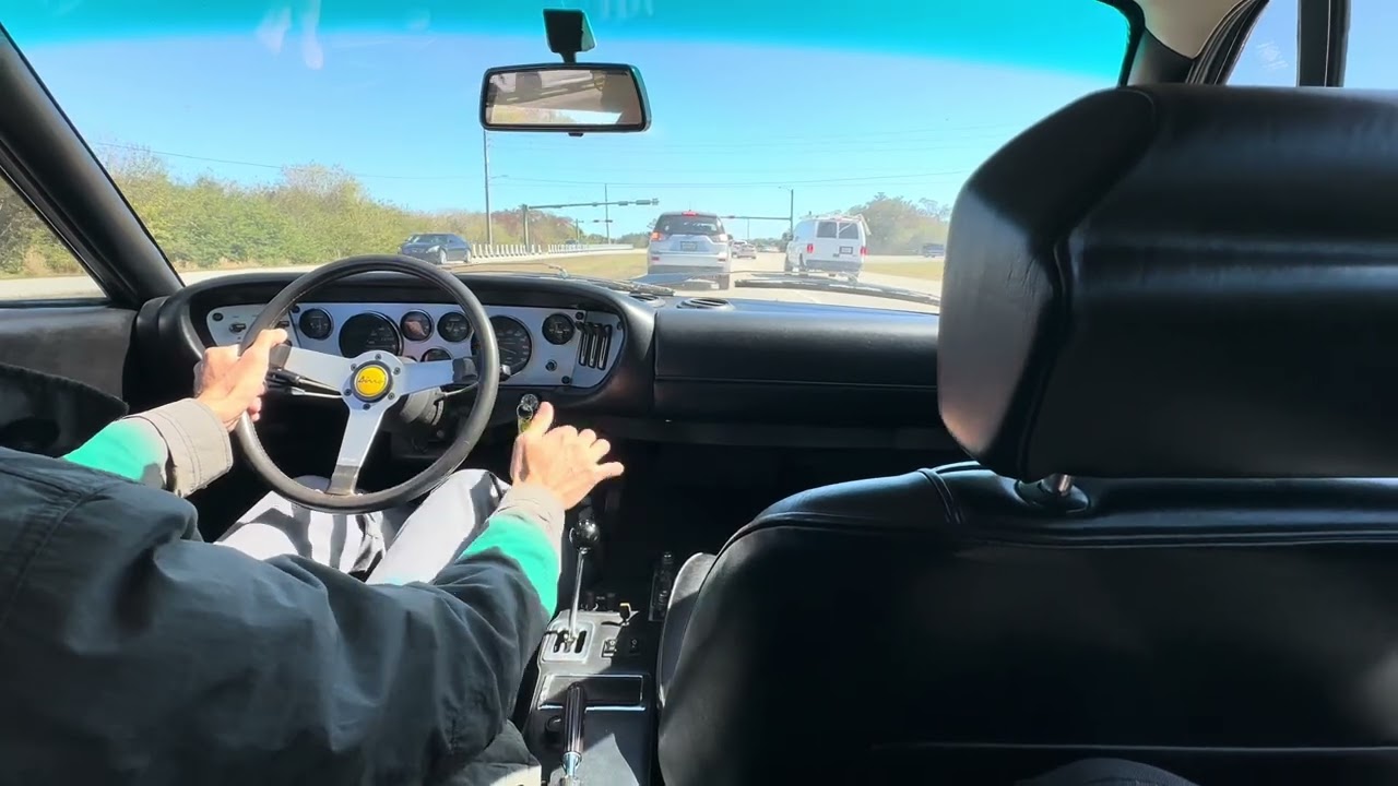 1975 Ferrari Dino 308 GT4 drive video