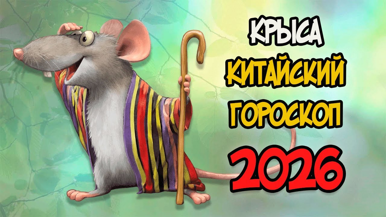 КИТАЙСКИЙ ГОРОСКОП на 2026 год для КРЫСЫ