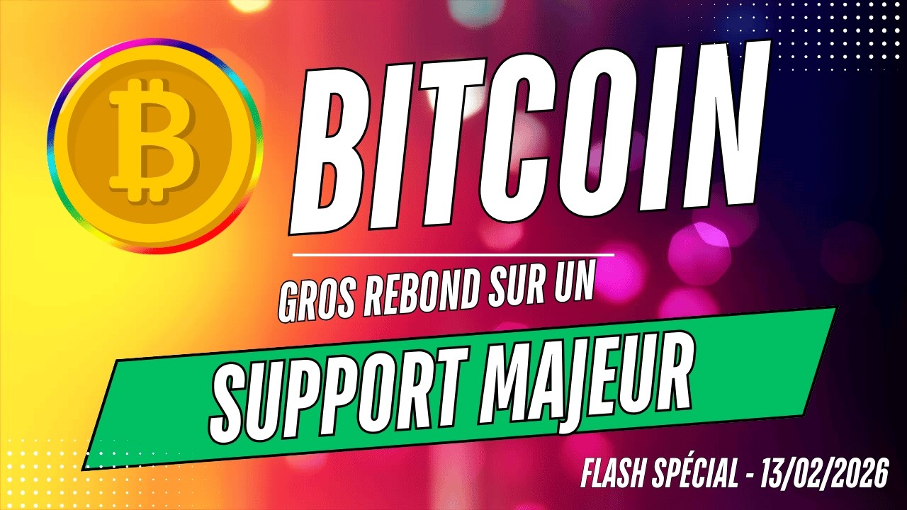 BITCOIN gros REBOND sur le SUPPORT MAJEUR🔥 Analyse de march&eacute; CRYPTO