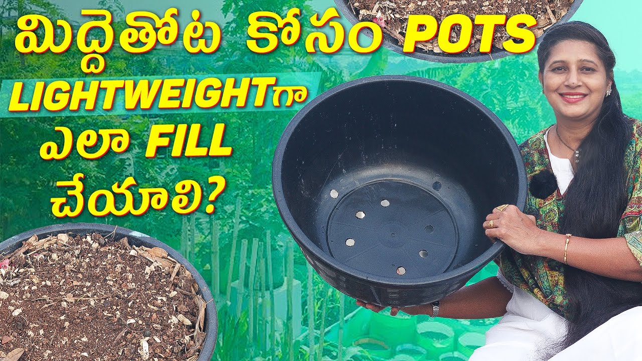 🔴How to Make Pots Lightweight for Terrace Gardening |  Rooftop Garden
