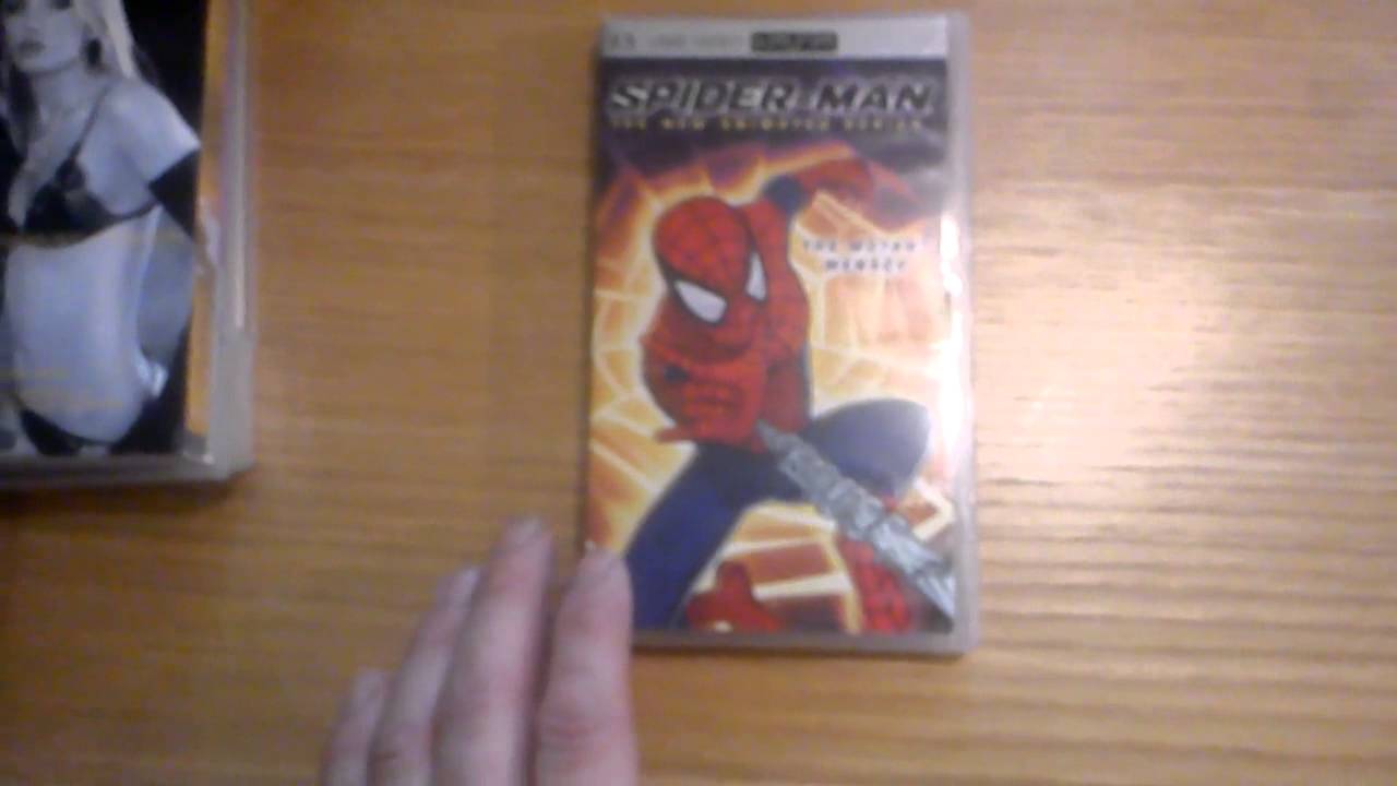 MY PSP UMD MOVIES PT5 SUPERHEROES AND COMICS