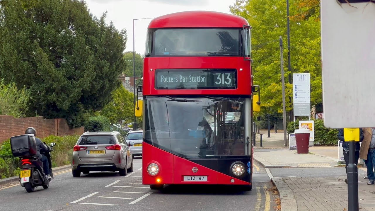 Buses in and around Chase Farm Hospital. 5th October 2022.