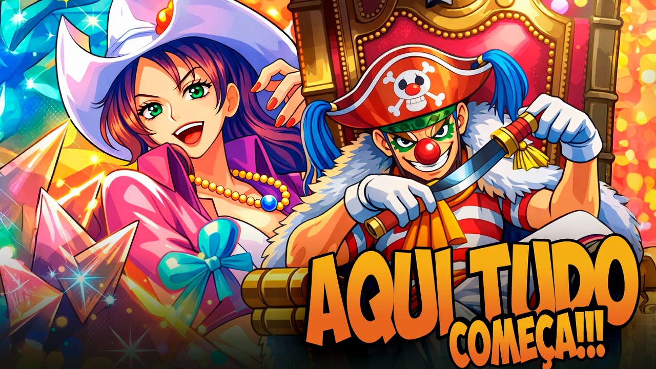 ONE PIECE HISTÓRIA DE CAPA 01!!! BUGGY X ALVIDA!!! O CAMINHO PARA SER UM YONKOU!!!