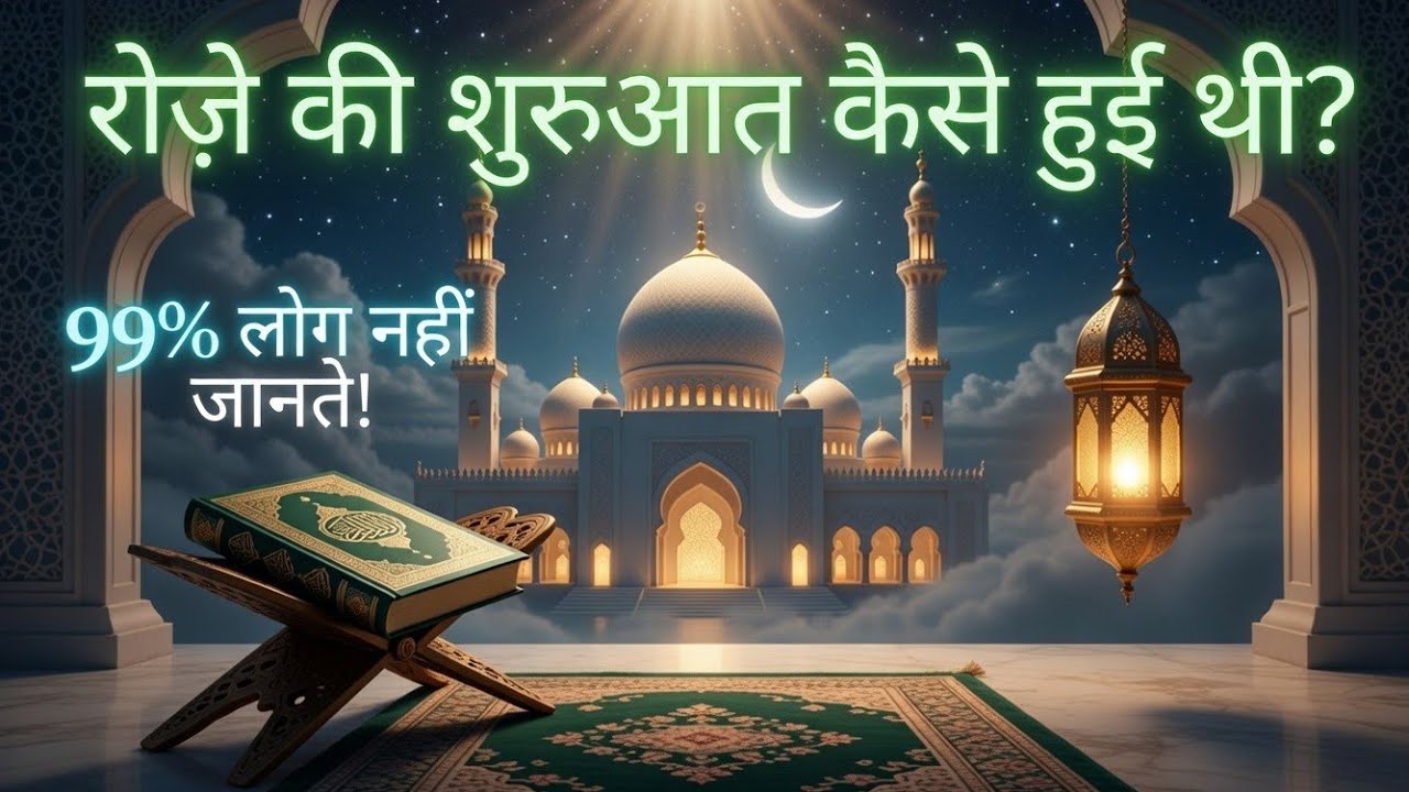 आखिर रोज़े की शुरुआत कैसे हुई थी?किस तरह से हुई थीं|| दुनिया का पहला रोज़ा ||