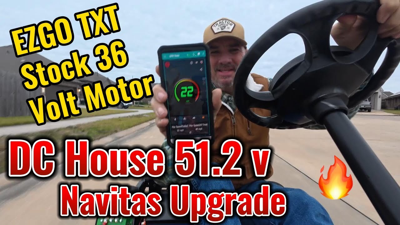I Put a 48V Lithium Battery on a 36V Golf Cart Motor… Here’s What Happened#golfcart #lithiumbattery
